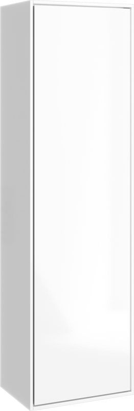 Шкаф пенал для ванной Aqwella 5 stars Genesis 35 белый, универсальный