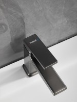 Смеситель для раковины Haiba HB10831-3 оружейная сталь Смеситель для раковины Haiba HB10831-3 оружейная сталь