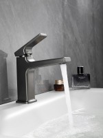 Смеситель для раковины Haiba HB10831-3 оружейная сталь Смеситель для раковины Haiba HB10831-3 оружейная сталь