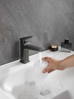 Смеситель для раковины Haiba HB10831-3 оружейная сталь Смеситель для раковины Haiba HB10831-3 оружейная сталь