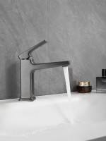 Смеситель для раковины Haiba HB10831-3 оружейная сталь Смеситель для раковины Haiba HB10831-3 оружейная сталь