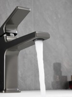 Смеситель для раковины Haiba HB10831-3 оружейная сталь Смеситель для раковины Haiba HB10831-3 оружейная сталь