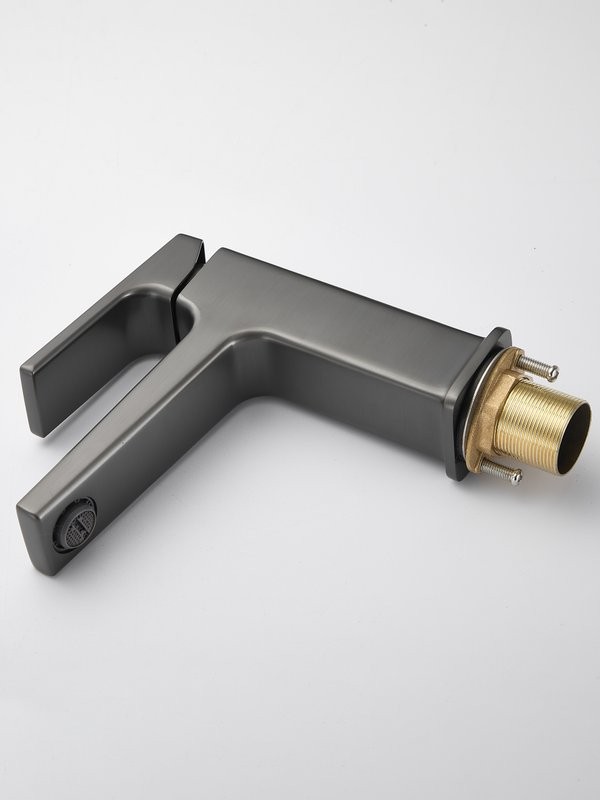 Смеситель для раковины Haiba HB10831-3 оружейная сталь