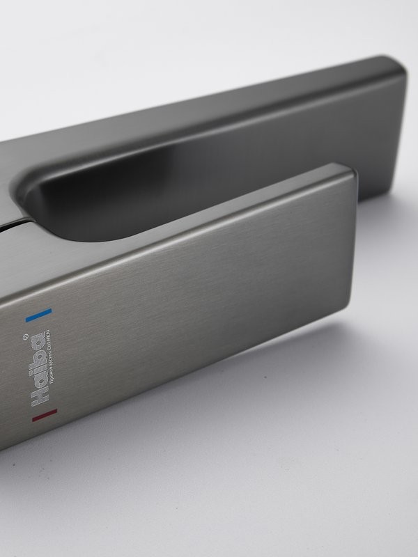 Смеситель для раковины Haiba HB10831-3 оружейная сталь