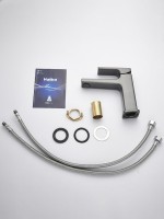 Смеситель для раковины Haiba HB10831-3 оружейная сталь Смеситель для раковины Haiba HB10831-3 оружейная сталь