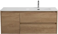 Тумба с раковиной BelBagno Kraft 120 R, 2 ящика, дверца, rovere nebrasca nature