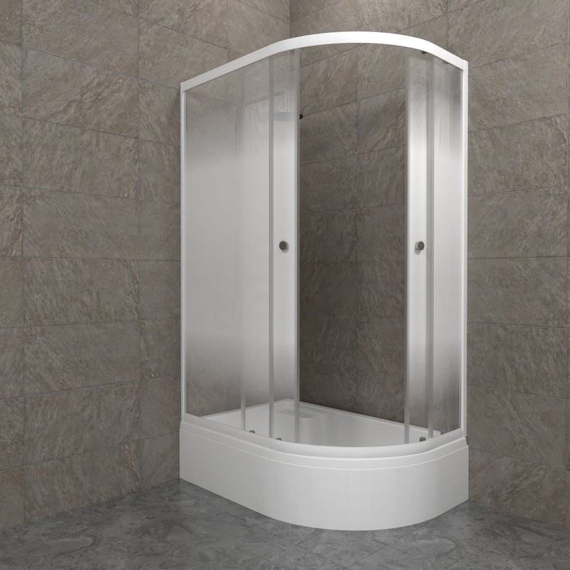 Душевой уголок Triton Коралл Лайт В левый 120х80 см