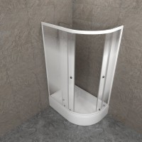 Душевой уголок Triton Коралл Лайт В левый 120х80 см