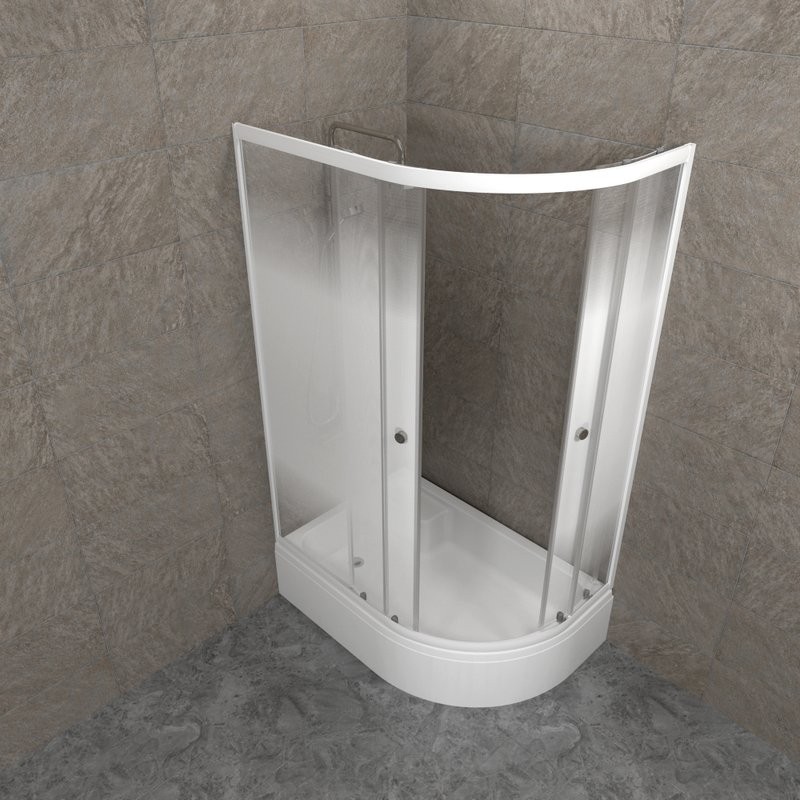 Душевой уголок Triton Коралл Лайт В левый 120х80 см