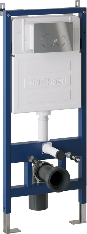 Кнопка смыва Grossman Galaxy хром