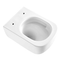 Унитаз подвесной AZARIO Campo AZ-1883WH безободковый, с микролифтом, глянцевый белый