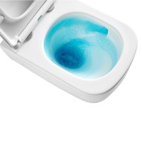 Унитаз подвесной AZARIO Campo AZ-1883WH безободковый, с микролифтом, глянцевый белый