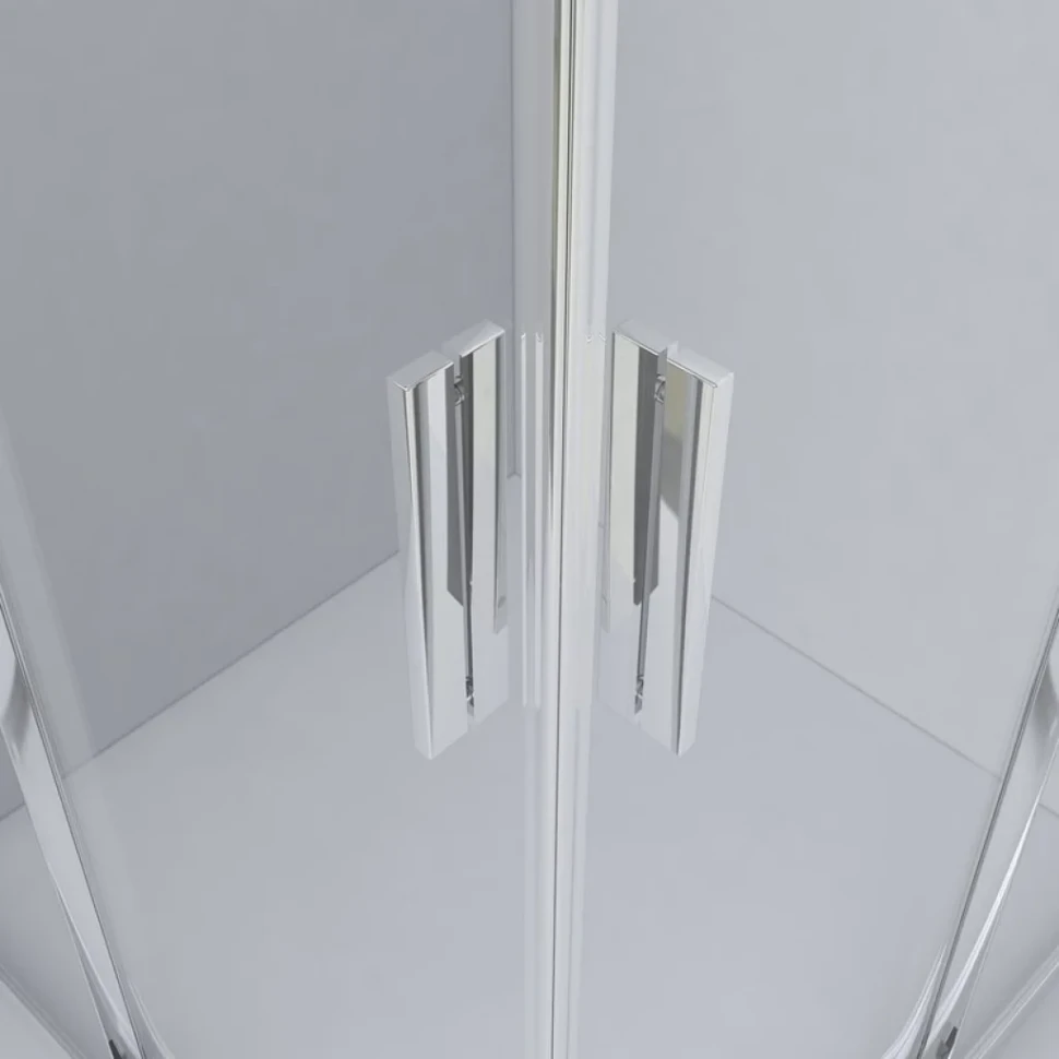 Душевой уголок Vincea Garda VSQ-1G100CL 100x100, профиль хром, стекло прозрачное