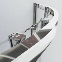 Душевой уголок Vincea Garda VSQ-1G100CL 100x100, профиль хром, стекло прозрачное