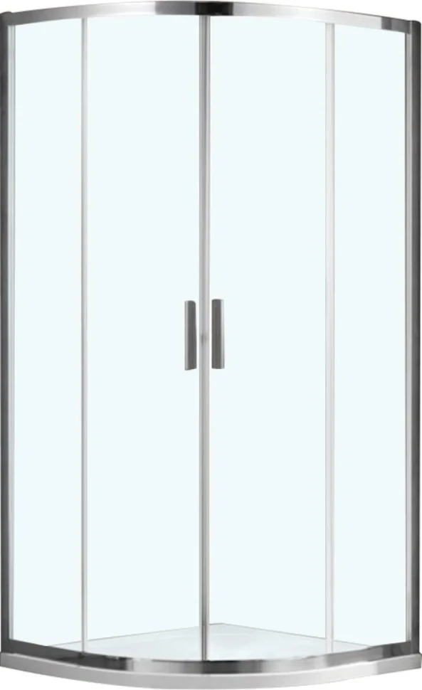 Душевой уголок Vincea Garda VSQ-1G100CL 100x100, профиль хром, стекло прозрачное