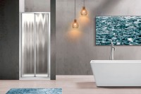 Душевая дверь в нишу Vincea Garda VDB-1G900CH 90 см, профиль хром, стекло шиншилла