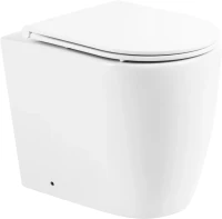 Унитаз приставной напольный BelBagno Marino BB105CBR безободковый, крышка BB870SC с микролифтом