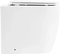 Унитаз приставной напольный BelBagno Marino BB105CBR безободковый, крышка BB870SC с микролифтом