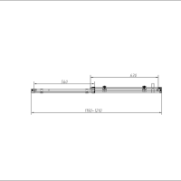 Душевая дверь в нишу Vincea Como-N VDS-4CN120CGB 120 см, профиль черный, стекло серое