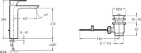 Смеситель для раковины Jacob Delafon Aleo E72298-4-CP