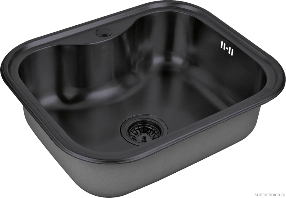 Мойка кухонная Zorg Inox PVD SZR 5848 GRAFIT графит