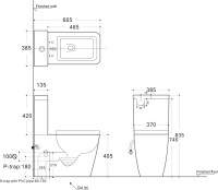 Унитаз-компакт напольный Aquanet Tavr