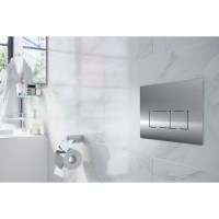 Кнопка смыва Azario AZ-8200-0089/AZ-P58-0120 хром глянцевый
