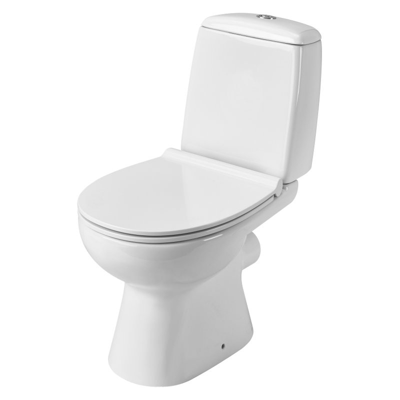 Унитаз-компакт напольный Santek Цезарь 1WH302415 с микролифтом, белый