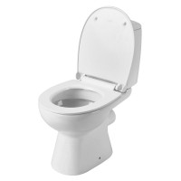 Унитаз-компакт напольный Santek Цезарь 1WH302415 с микролифтом, белый