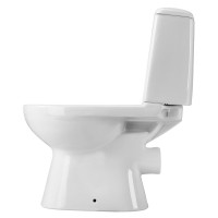 Унитаз-компакт напольный Santek Цезарь 1WH302415 с микролифтом, белый