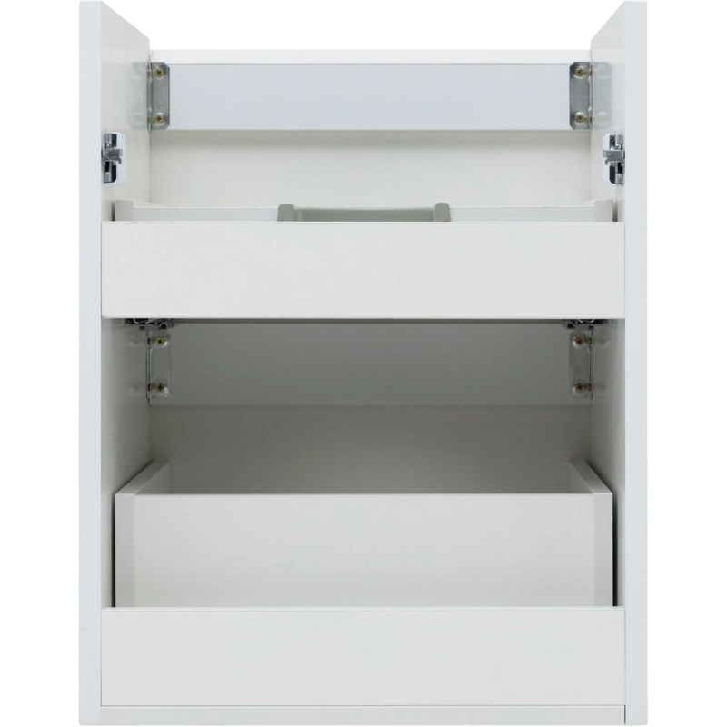 Тумба с раковиной Aquanet Эмбер 50 белая матовая