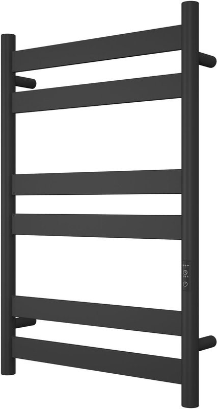 Полотенцесушитель электрический Bauedge Bau Mix DB-0127 50x80, черный матовый