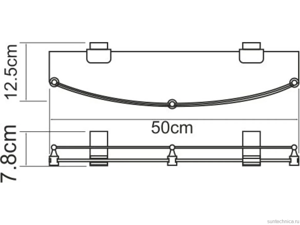 Полка Wasserkraft Lopau K-6044
