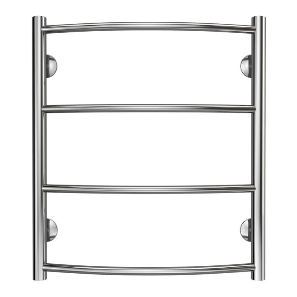 Полотенцесушитель Azario VERONA 500/600 водяной 4 пер. (1"-1/2" Полированный)