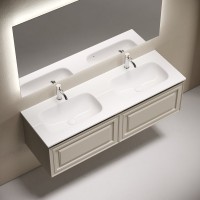 Мебель для ванной комнаты Sancos Very 140 подвесная, beige soft, раковина CN7022