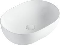 Мебель для ванной комнаты Orange Line 60 подвесная, 2 ящика, матовая черная с раковиной B05-480W