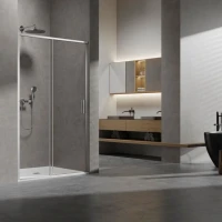 Душевая дверь Vincea Slim VDS-6SL130CL, 1300, хром, стекло прозрачное