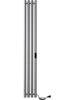 Полотенцесушитель электрический Indigo Style 4 LSE120-18GFMRt graphite metallic
