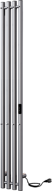Полотенцесушитель электрический Indigo Style 4 LSE120-18GFMRt graphite metallic