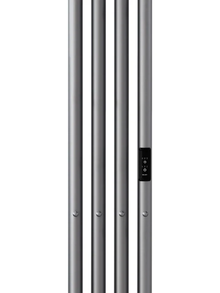 Полотенцесушитель электрический Indigo Style 4 LSE120-18GFMRt graphite metallic