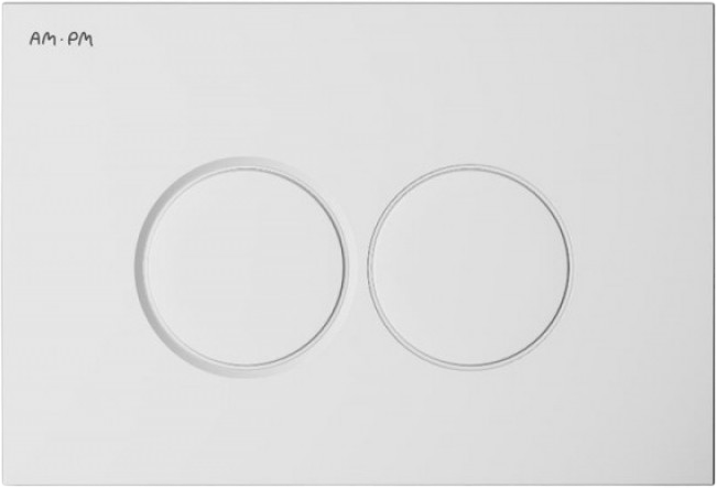 Комплект AM.PM Sense IS70101.741701 FlashClean с сиденьем микролифт, кнопка смыва белая глянцевая