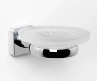 Набор Мыльница Wasserkraft Lippe + Дозатор K-6589 со стаканом + Полотенцедержатель + Ершик + Держатель