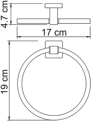 Набор Мыльница Wasserkraft Lippe + Дозатор K-6589 со стаканом + Полотенцедержатель + Ершик + Держатель