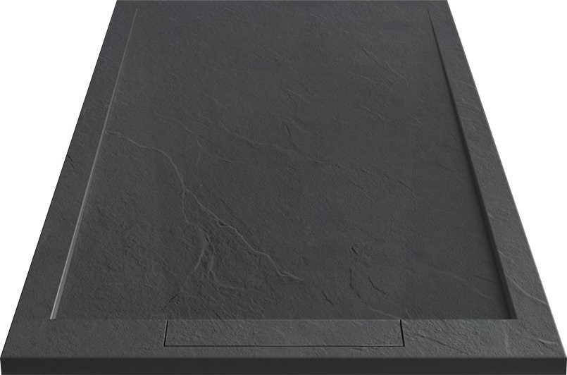 Поддон для душа Vincea VST-4SRL8012A 120x80 антрацит, с сифоном