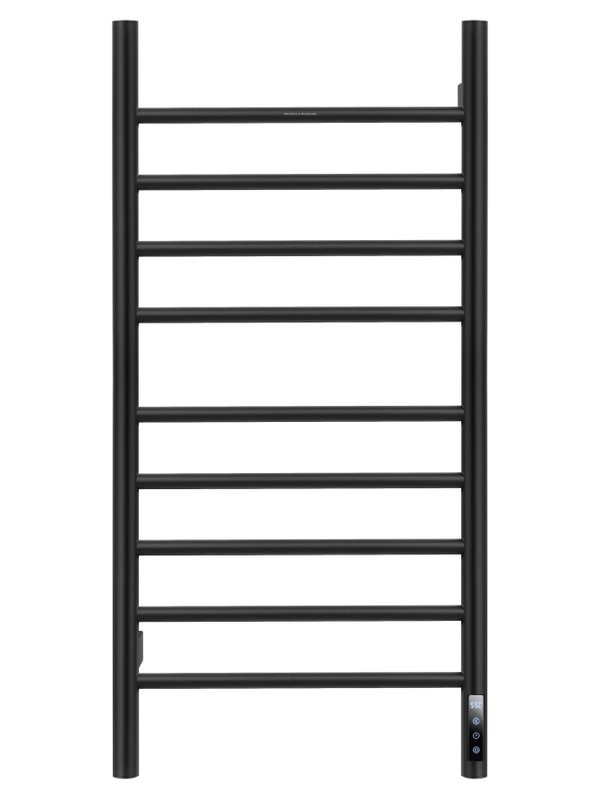 Полотенцесушитель электрический Wonzon & Woghand WW-AL409-MB черный матовый