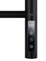 Полотенцесушитель электрический Wonzon & Woghand WW-AL409-MB черный матовый