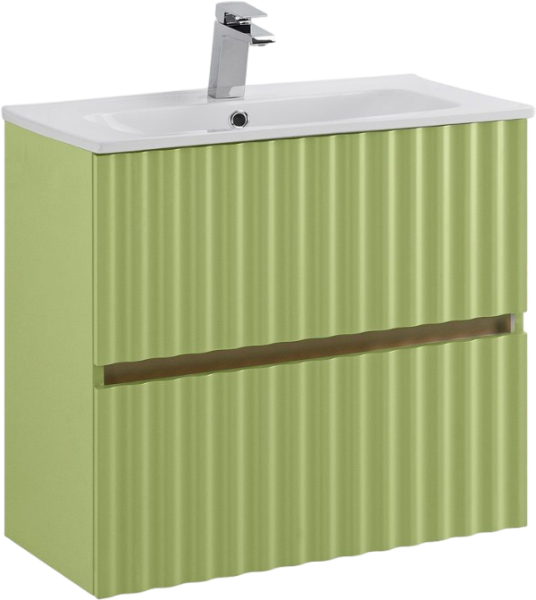 Тумба с раковиной Art&Max Elegant 60 подвесная, мята