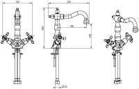 Смеситель для раковины Boheme Crystal 292-CRST Смеситель для раковины Boheme Crystal 292-CRST