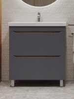 Тумба под раковину без столешницы Vigo Wave 80 дуб золотой