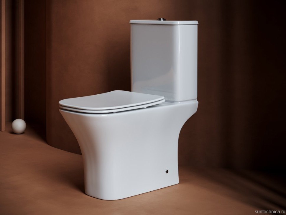 Унитаз-компакт напольный Ceramicanova Alfa Rimless CN9002